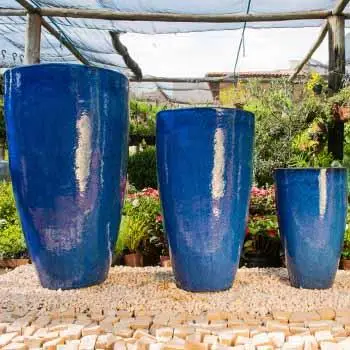 Vaso VV 01 na cor azul