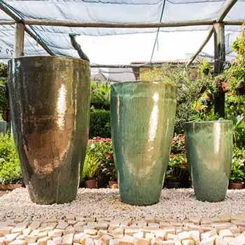Vaso VV 01 na cor verde