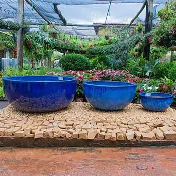 Vaso VV 03 na cor azul