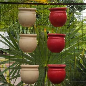Vaso VV 11 na cor creme