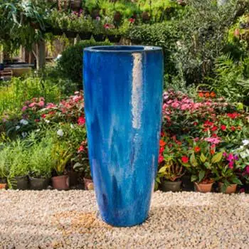 Vaso VV 17 na cor azul