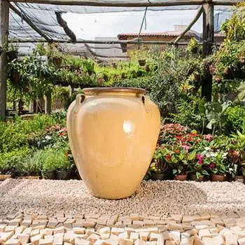 Vaso VV 18 na cor creme