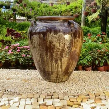 Vaso VV 18 na cor marrom