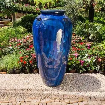 Vaso VV 19 na cor azul