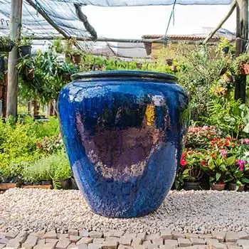 Vaso VV 23 na cor azul